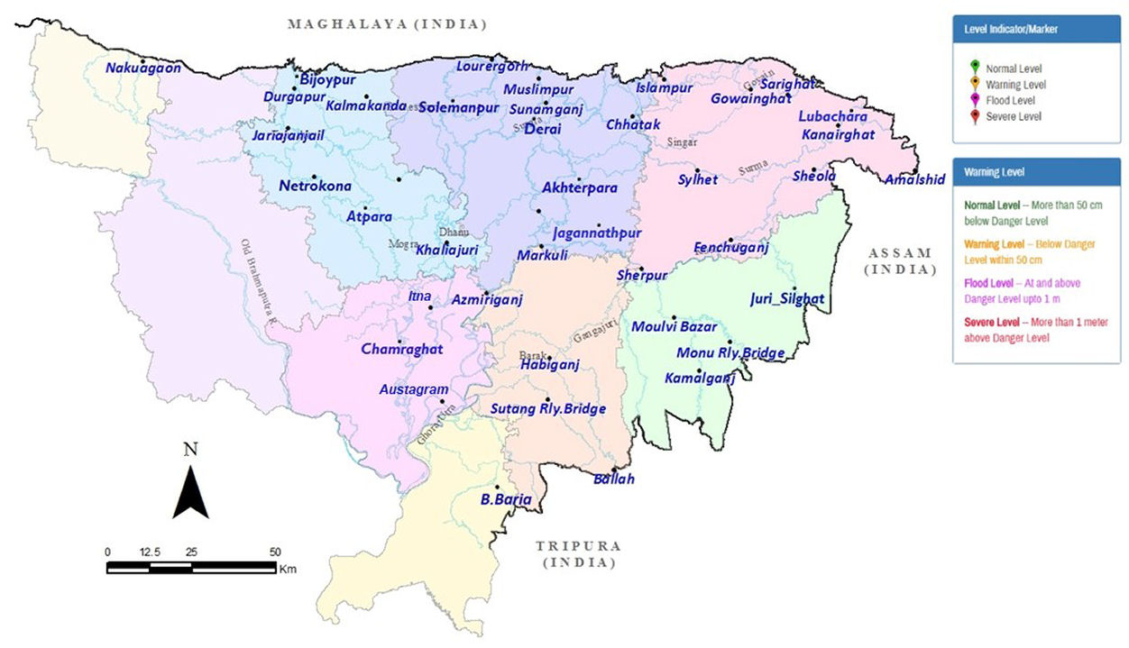 North East Region Map
